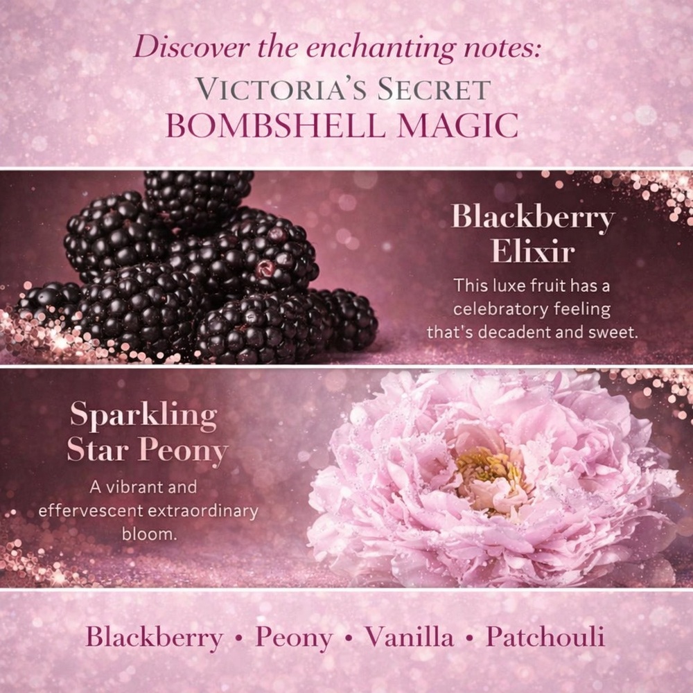 Victoria’s Secret Bombshell Magic Perfume Mini 7.5mL Travel Size NEW - Picture 3 of 9